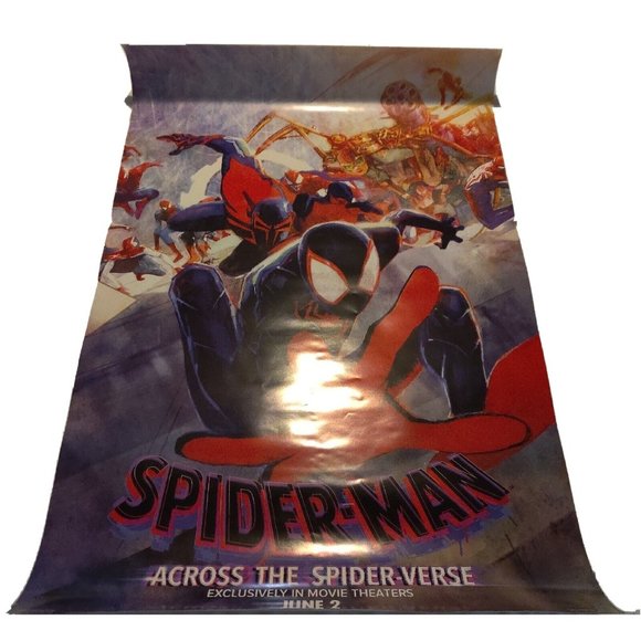 Spider-Man: Across The Spiderverse AMC Exclusive 22x35 Poster Bill Sienkiewicz - Picture 2 of 2